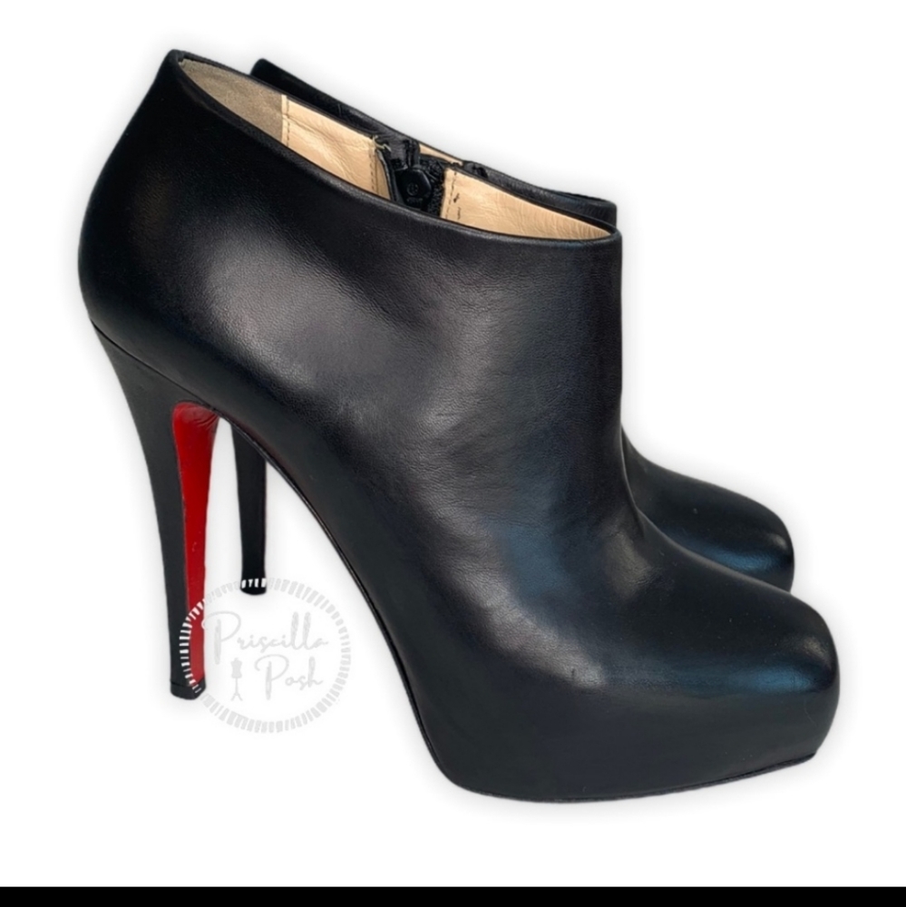 CHRISTIAN LOUBOUTIN Miss 120 Platform Ankle Boots - Picture 7 of 12